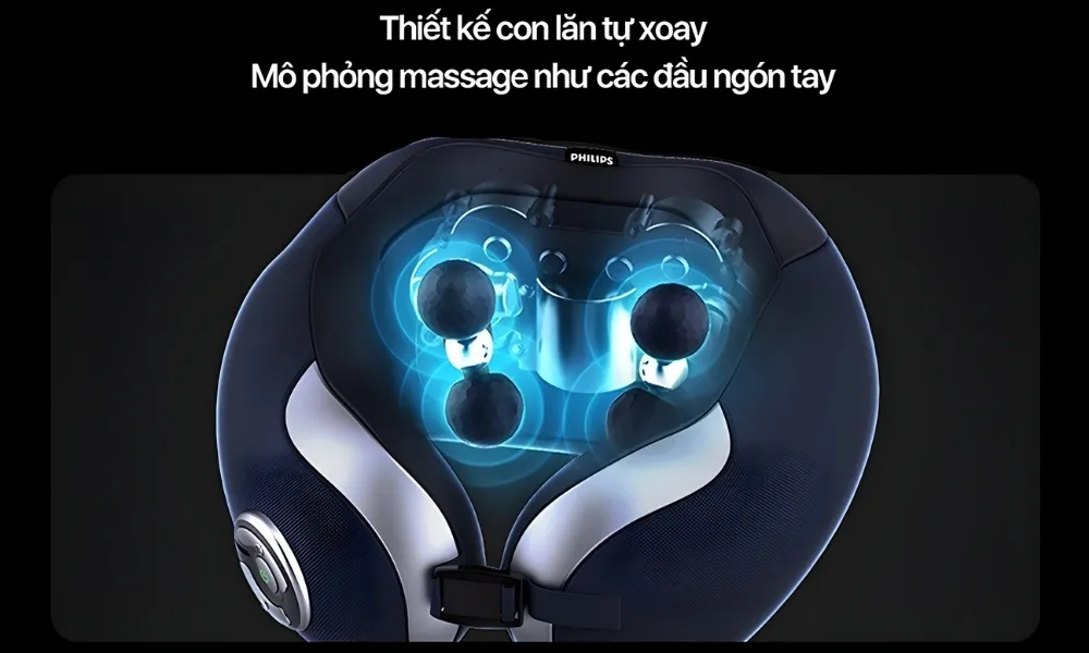 Máy Massage Cổ Philips Ppm3502 – 4 Đầu Massage Xoay Hai Chiều 6 Máy Massage Cổ Philips Ppm3502 – 4 Đầu Massage Xoay Hai Chiều - Akia Smart Home