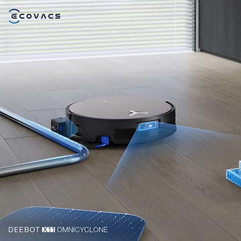 Ecovacs X11 OmniCyclone – Robot Hút Bụi Lau Nhà Cao Cấp – 19.500 Pa – Trạm Sạc OmniKhông Túi – OZMO Roller 2.0 – AI Phát Hiện Vết Bẩn | AKIA