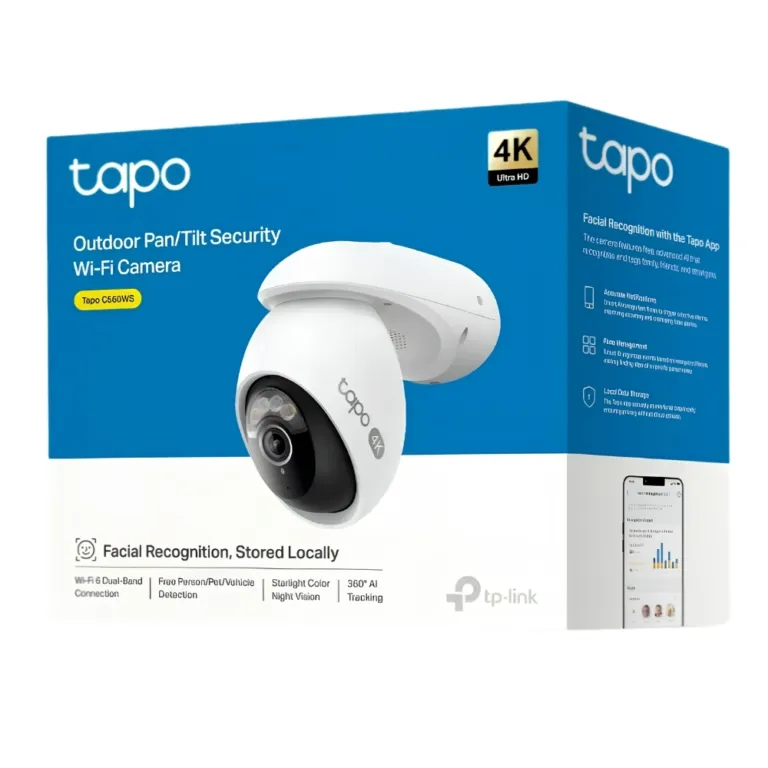 Camera Ngoài Trời Tapo C560WS – 4K Hình Ảnh Sắc Nét – Nhận Diện AI - AKIA Smart Home