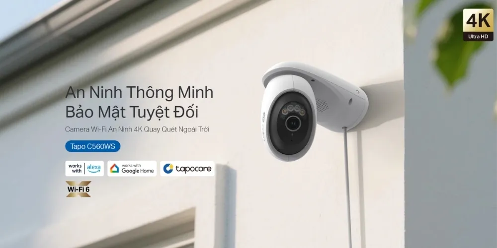Camera Ngoài Trời Tapo C560Ws – 4K Hình Ảnh Sắc Nét – Nhận Diện Ai 13 Camera Ngoài Trời Tapo C560Ws – 4K Hình Ảnh Sắc Nét – Nhận Diện Ai - Akia Smart Home