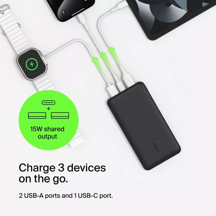 Pin Sạc Dự Phòng Belkin Polymer Pocket Power 10,000Mah 15W Pd 28 Pin Sạc Dự Phòng Belkin Polymer Pocket Power 10,000Mah, 15W Pd