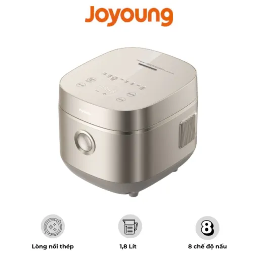 Nồi cơm điện tử Joyoung JNRC‑502 – Lòng inox 316L – 8 chế độ nấu thông minh