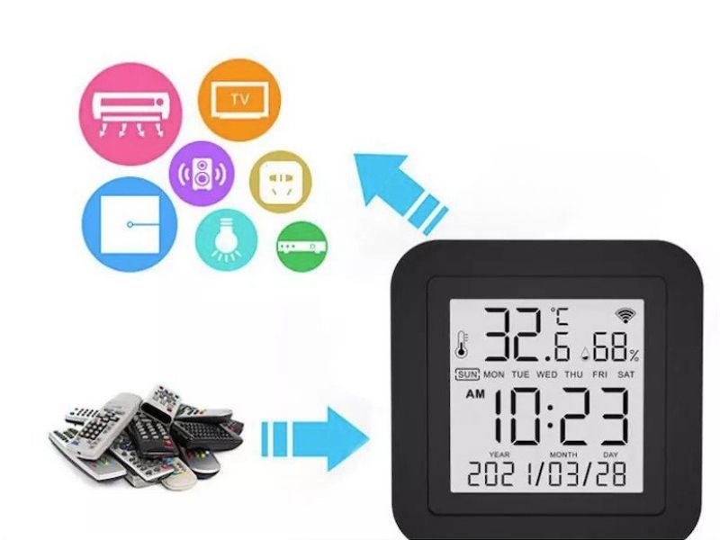 Điều Khiển Hồng Ngoại Akia S09 Có Màn Hình Lcd 12 Điều Khiển Hồng Ngoại Có Màn Hình Lcd Akia-S09