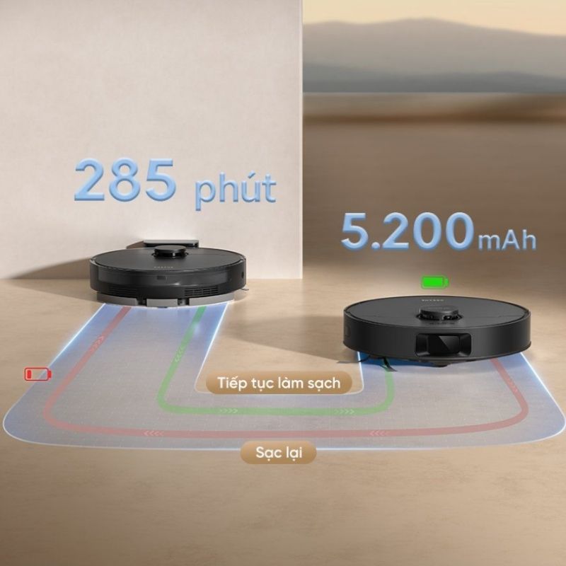 Robot Hút Bụi Lau Nhà Thông Minh Dreame D20 18 Robot Hút Bụi Lau Nhà Thông Minh Dreame D20