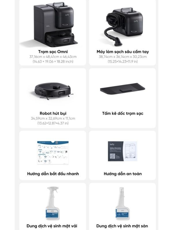 Robot Hút Bụi Lau Sàn Eufy Omni E28 32 Robot Hút Bụi Lau Sàn Eufy Omni E28