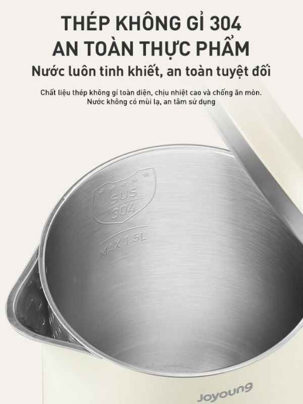 Ấm Đun Nước Siêu Tốc Joyoung Jek-188 12 Ấm Đun Nước Siêu Tốc Joyoung Jek-188