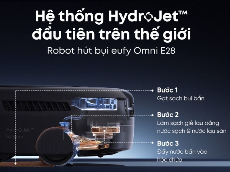 Robot Hút Bụi Lau Sàn Eufy Omni E28 19 Robot Hút Bụi Lau Sàn Eufy Omni E28