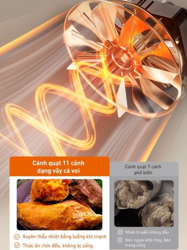 Nồi Chiên Không Dầu Joyoung Jaf-612 38 Nồi Chiên Không Dầu Joyoung Jaf-612