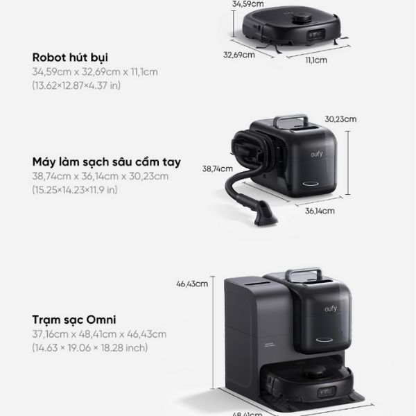Robot Hút Bụi Lau Sàn Eufy Omni E28 31 Robot Hút Bụi Lau Sàn Eufy Omni E28