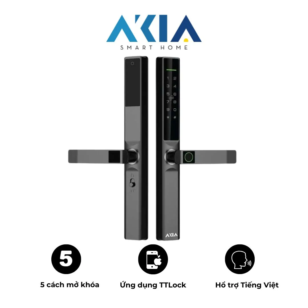 Khóa vân tay cửa nhôm AKIA SL106