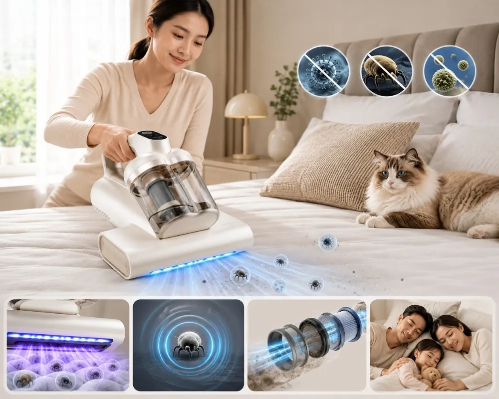 Máy Hút Bụi Giường Nệm Mova D10 Max 10 Máy Hút Bụi Giường Nệm Mova D10 Max - Akia Smart Home