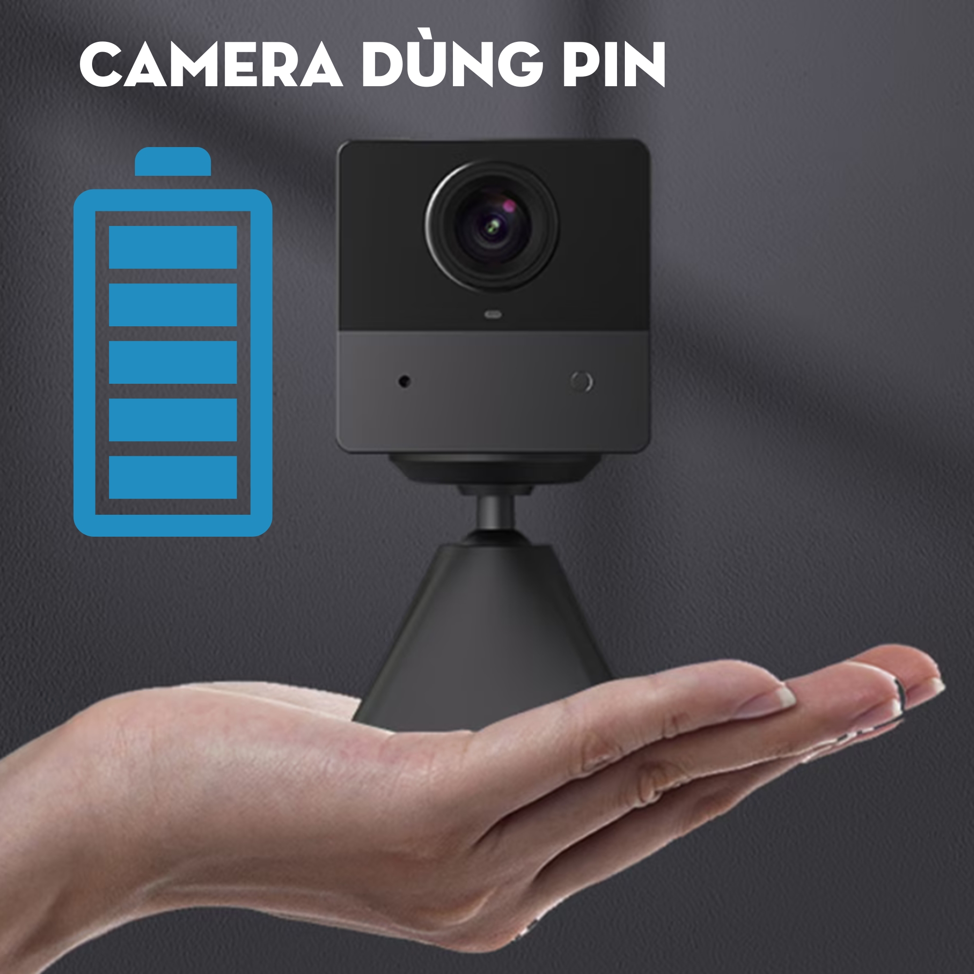 So Sánh 4 Loại Camera An Ninh Phổ Biến 2026 Nên Chọn Poe, Wi-Fi, Pin Hay Năng Lượng Mặt Trời? 9 Camera-Dung-Pin