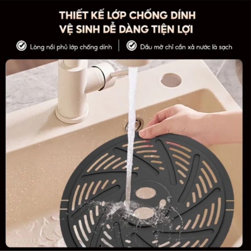 Nồi Chiên Không Dầu Aqua Aqs-Adb501T(S) 9 Nồi Chiên Không Dầu Aqua Aqs-Adb501T(S)