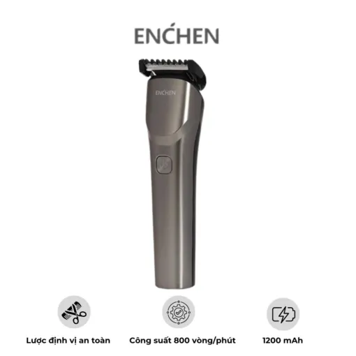 Tông Đơ Cắt Tóc Enchen Beardo 2 – Đa Năng Cho Người & Thú Cưng – Cắt Êm Ít Ồn