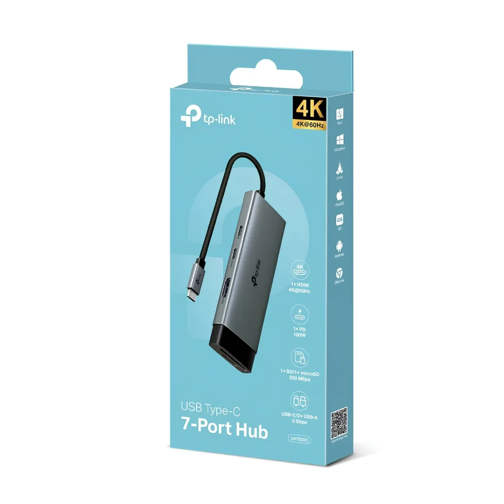 Hub Kết Nối Type C 7 Cổng TP-Link – UH7020C - AKIA Smart Home