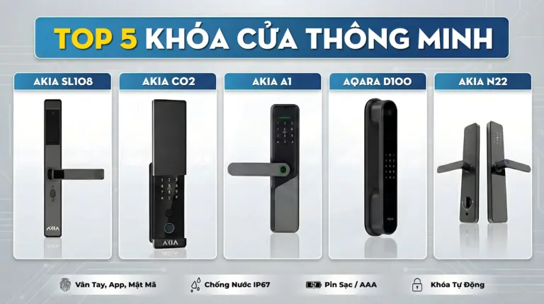 Top 5 Khóa Cửa Thông Minh Tại TP HCM Đáng Mua Nhất 2026!