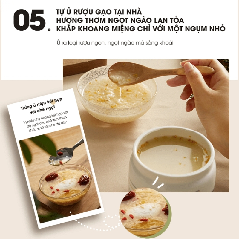 Máy Làm Sữa Chua Đa Năng Chính Hãng Bear Sb-Sc10C 21 Máy Làm Sữa Chua Bear Sb-Sc10C