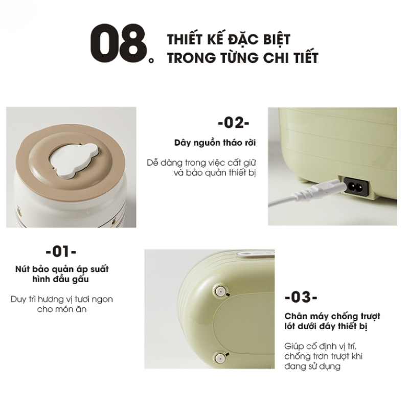 Máy Làm Sữa Chua Đa Năng Chính Hãng Bear Sb-Sc10C 24 Máy Làm Sữa Chua Bear Sb-Sc10C