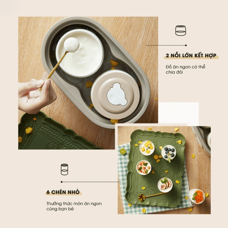 Máy Làm Sữa Chua Đa Năng Chính Hãng Bear Sb-Sc10C 16 Máy Làm Sữa Chua Bear Sb-Sc10C