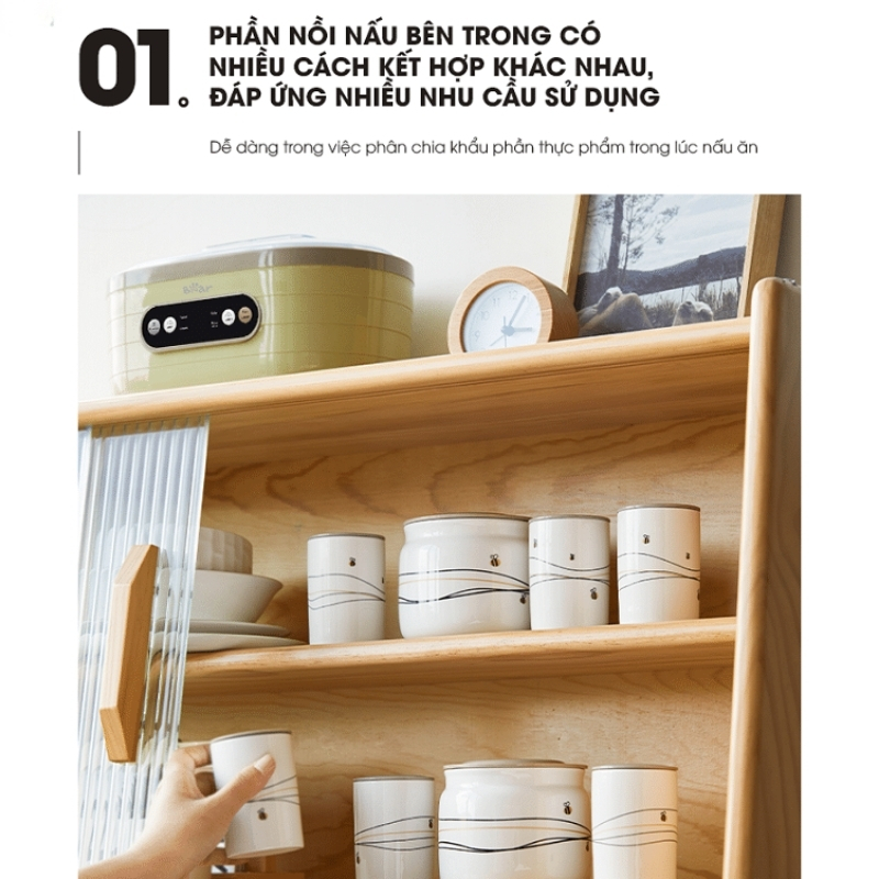 Máy Làm Sữa Chua Đa Năng Chính Hãng Bear Sb-Sc10C 15 Máy Làm Sữa Chua Bear Sb-Sc10C