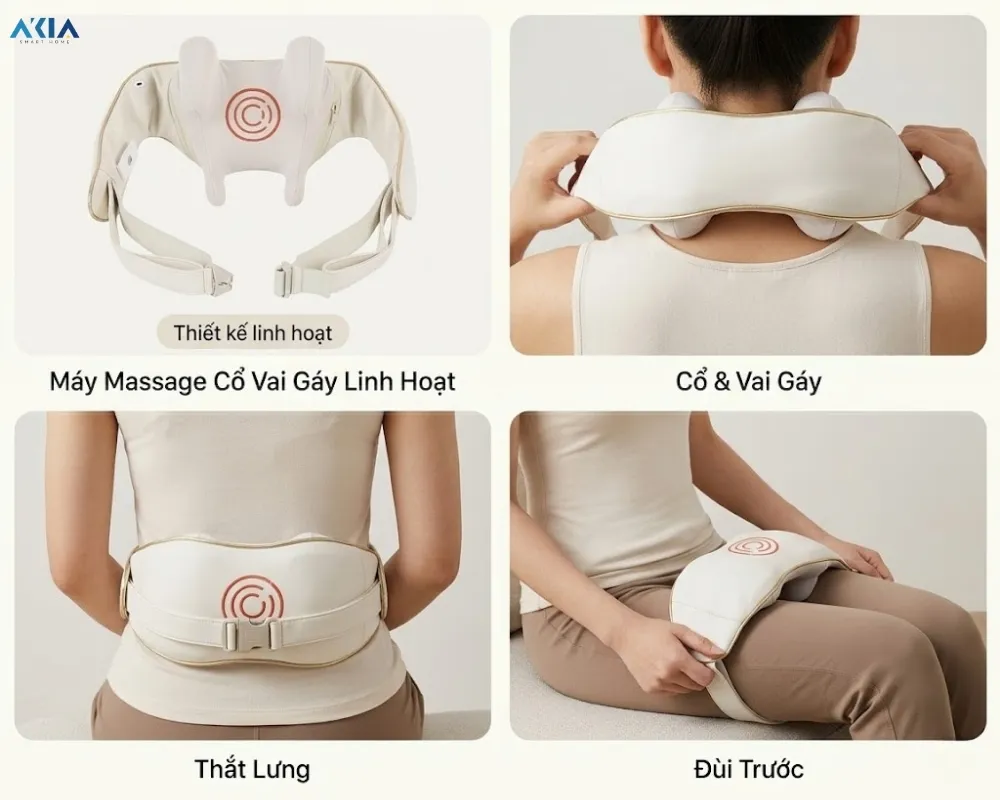 Máy Massage Cổ Vai Gáy Philips Ppm3325 12 Máy Massage Cổ Vai Gáy Philips Ppm3325 - Akia Smart Home