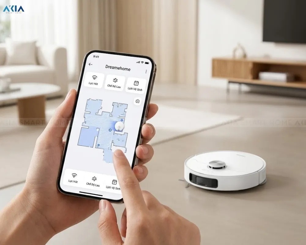 Robot Hút Bụi Lau Nhà Dreame L40S Ultra 14 Robot Hút Bụi Lau Nhà Dreame L40S Ultra - Akia Smart Home