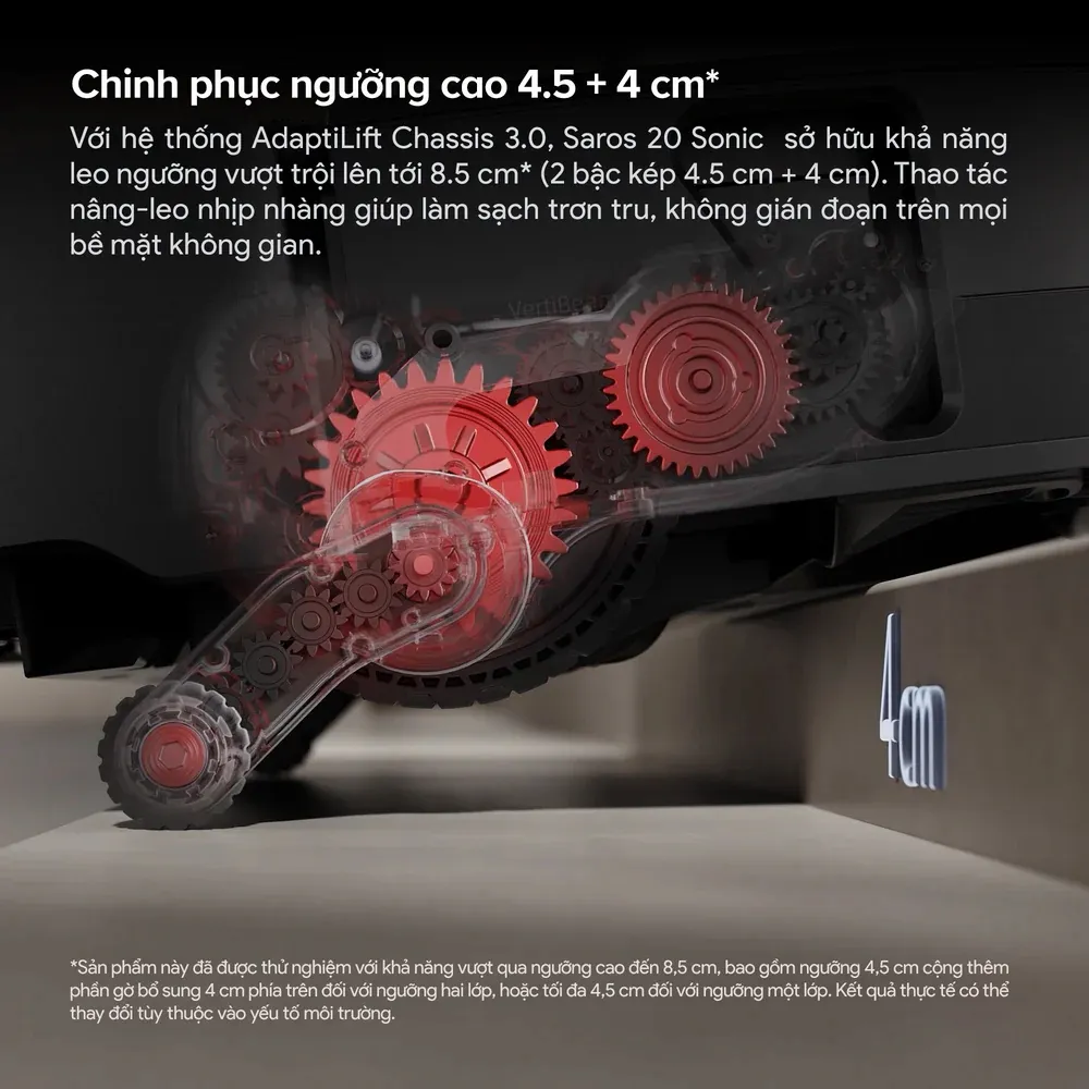 Robot Hút Bụi Lau Nhà Roborock Saros 20 Sonic 15 Robot Hút Bụi Lau Nhà Roborock Saros 20 Sonic - Akia Smart Home