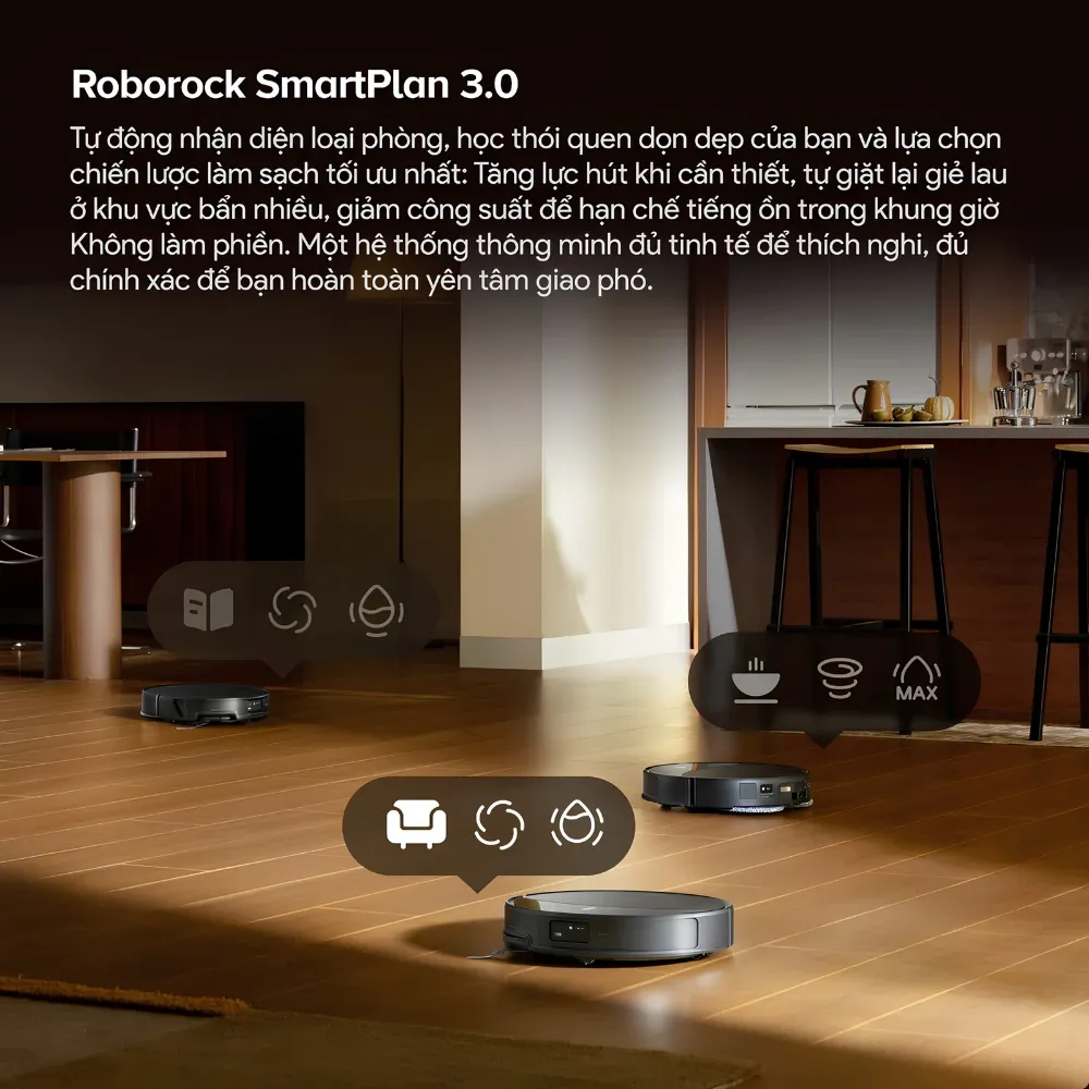 Robot Hút Bụi Lau Sàn Roborock Saros 20 28 Robot Hút Bụi Lau Sàn Roborock Saros 20 - Akia Smart Home