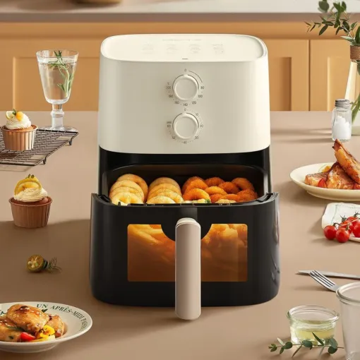Nồi chiên không dầu Bear QZG – J15M1 – Công suất 1500W – Dung tích 5 lít