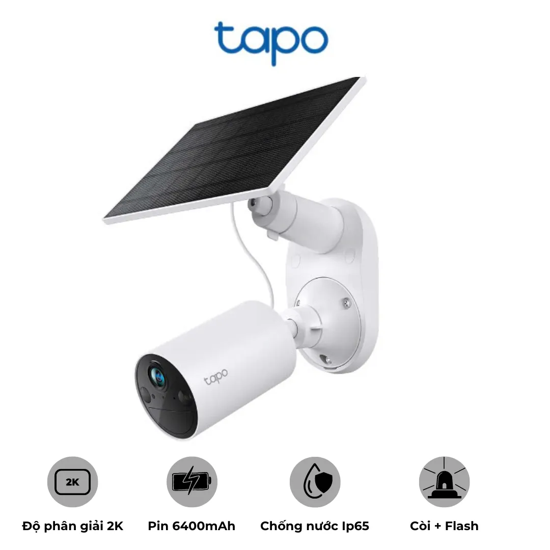 Camera an ninh năng lượng mặt trời Tapo C410 KIT | AKIA