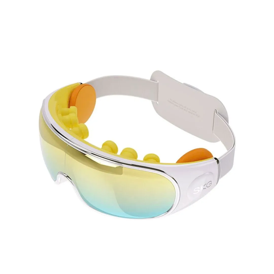 Máy massage mắt SKG E7-1 – 12 đầu massage, 4 chế độ, chườm nóng 40°C, kết nối Bluetooth, thiết kế nhẹ 220g | AKIA