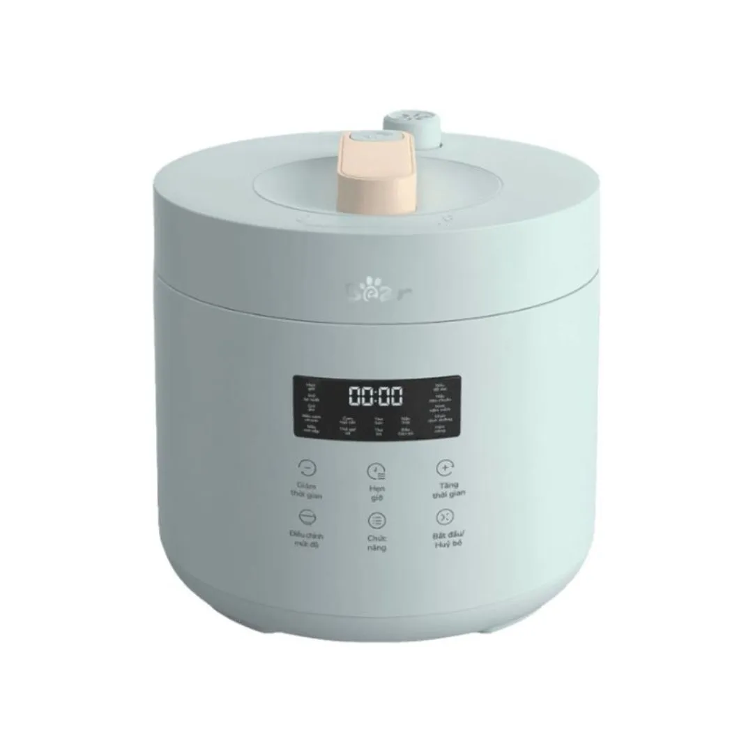Nồi áp suất Bear SB – AS25L – Thiết kế nhỏ gọn – dung tích 2.5L – Công suất 800W | AKIA