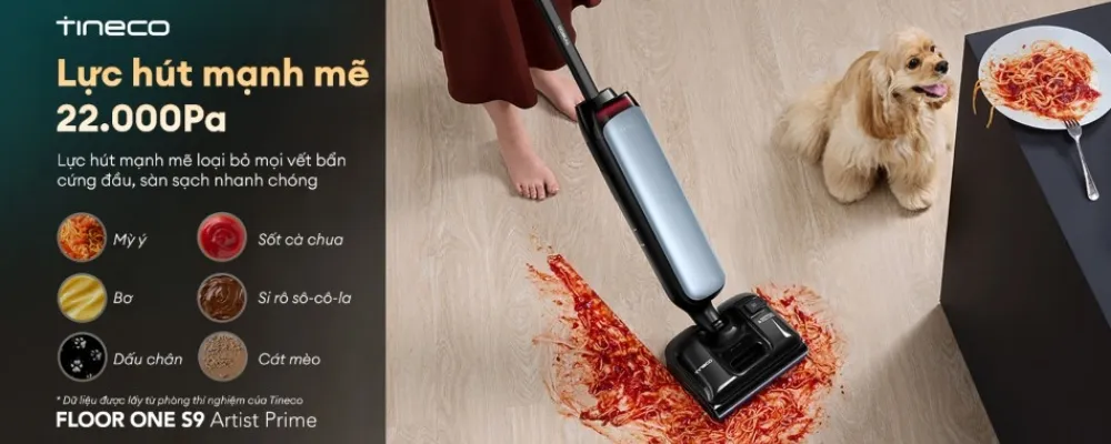 Máy Hút Bụi Lau Nhà Tineco Floor One S9 Artist Prime 14 Máy Hút Bụi Lau Nhà Tineco Floor One S9 Artist Prime - Akia Smart Home