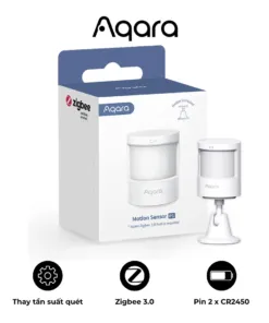 Cảm biến chuyển động Aqara P1 MS – S02 – Tuổi thọ pin 5 năm – Cấu hình thời gian quét