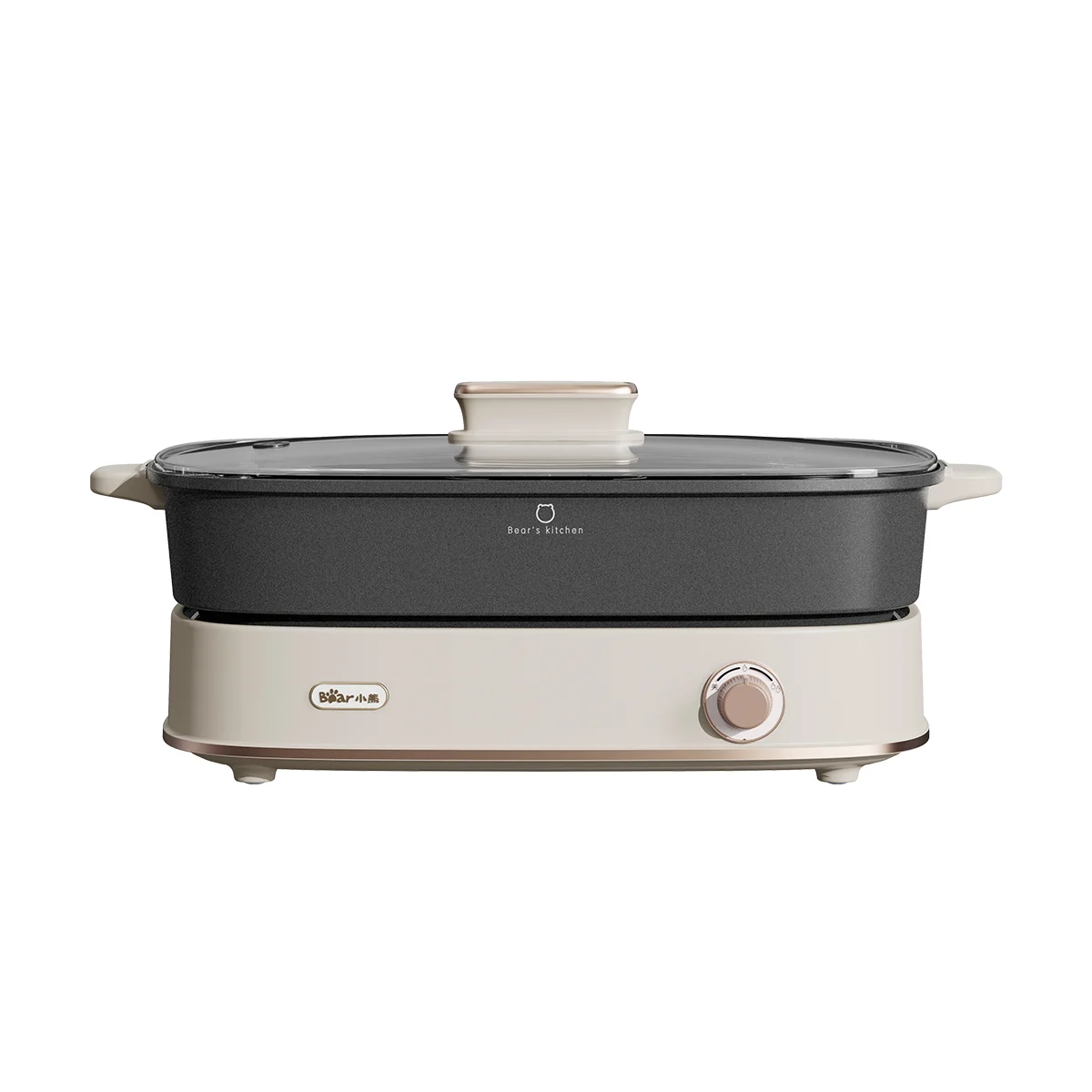 Nồi Lẩu Hai Ngăn Bear DHG – D65A1 – Dung tích 6 Lít – Công suất 1.600W | AKIA