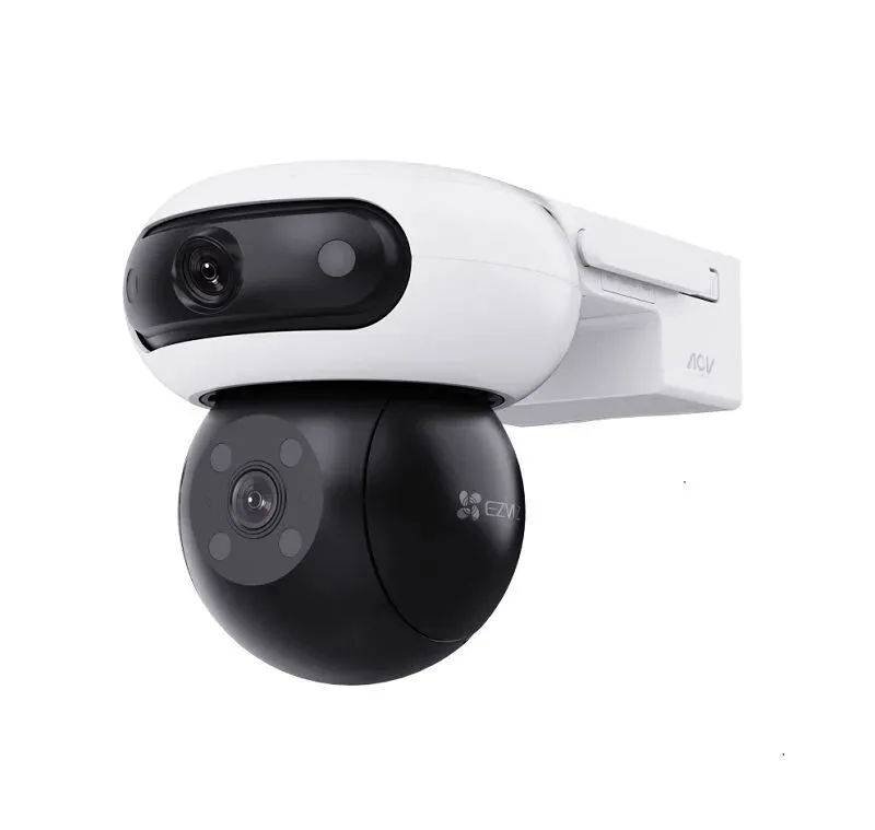EZVIZ CB90 Dual Kit – Camera Ngoài Trời 2 Ống Kính 2K⁺ – Pin 10.400 mAh & Tấm Solar 8 W – AOV 2.0 – AI Phát Hiện Người/Xe – Wi‑Fi 6 – Còi & Đèn Nháy – | AKIA