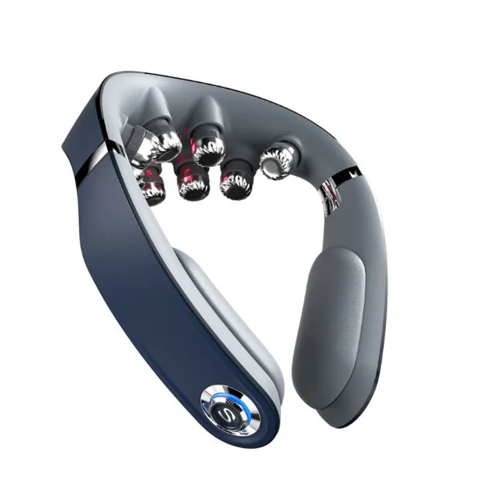 Máy massage cổ SKG G7 PRO-FOLD – 9 đầu massage Nano, công nghệ xung điện 6000 Hz, chườm nhiệt ánh sáng đỏ, thiết kế gập tiện lợi | AKIA