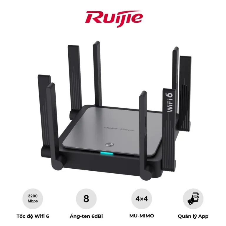 Router Wi – Fi Ruijie RG – EW3200GX PRO – 3200Mbps Băng Tần Kép – Fi 6 802.11ax | AKIA