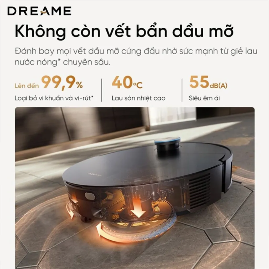 Robot Hút Bụi Lau Nhà Dreame X60 Ultra 16 Dreame X60 Ultra