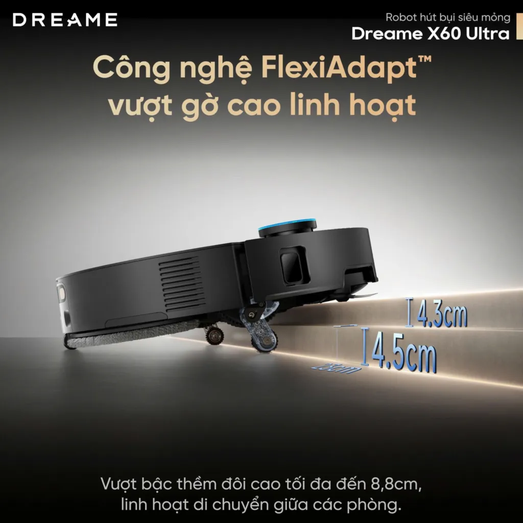 Robot Hút Bụi Lau Nhà Dreame X60 Ultra 18 Dreame X60 Ultra