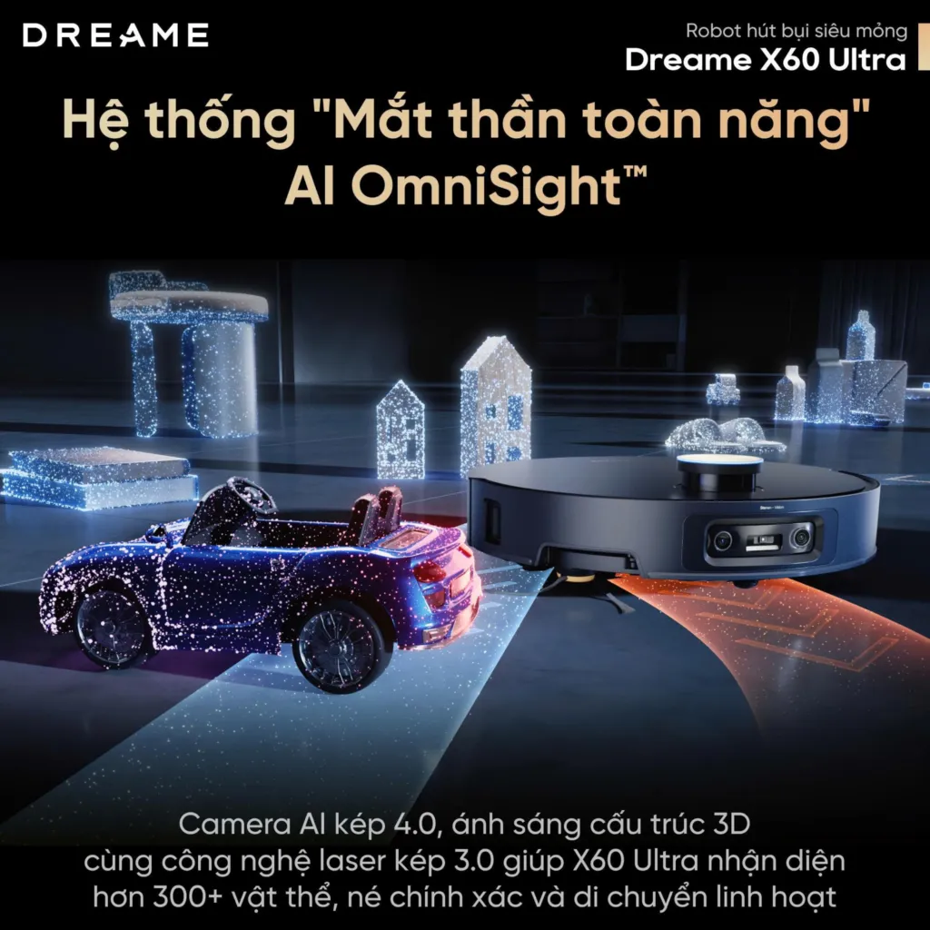 Robot Hút Bụi Lau Nhà Dreame X60 Ultra 13 Dreame X60 Ultra