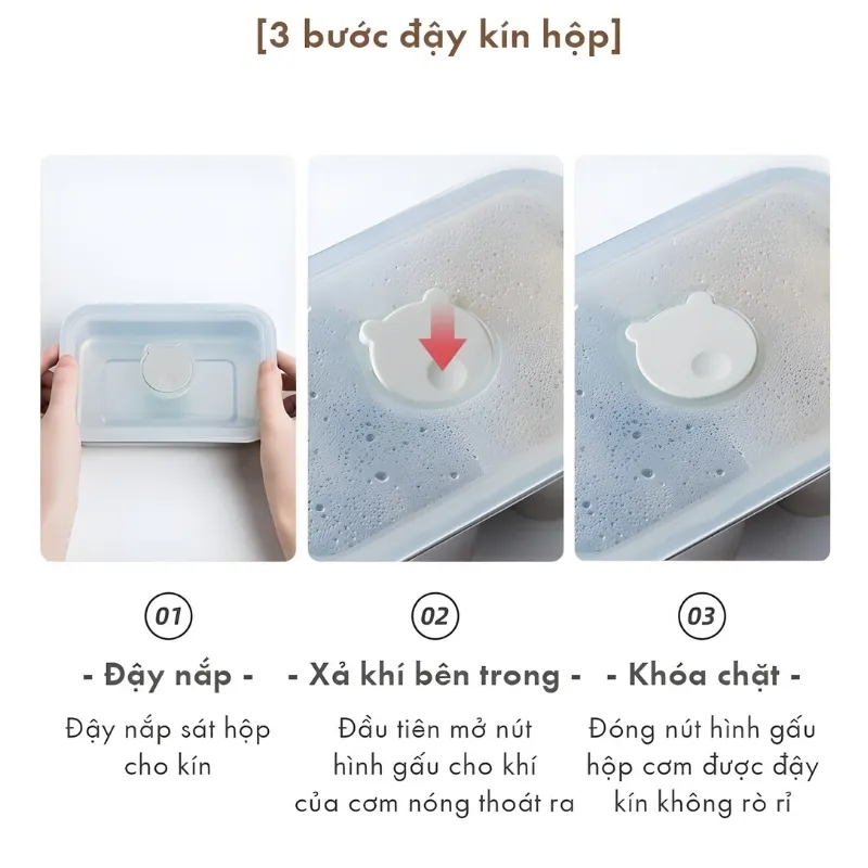 Hộp Cơm Điện Bear Lb-4H12C Cho Dân Văn Phòng 1.2L 21 Hộp Cơm Điện Bear Lb-4H12C