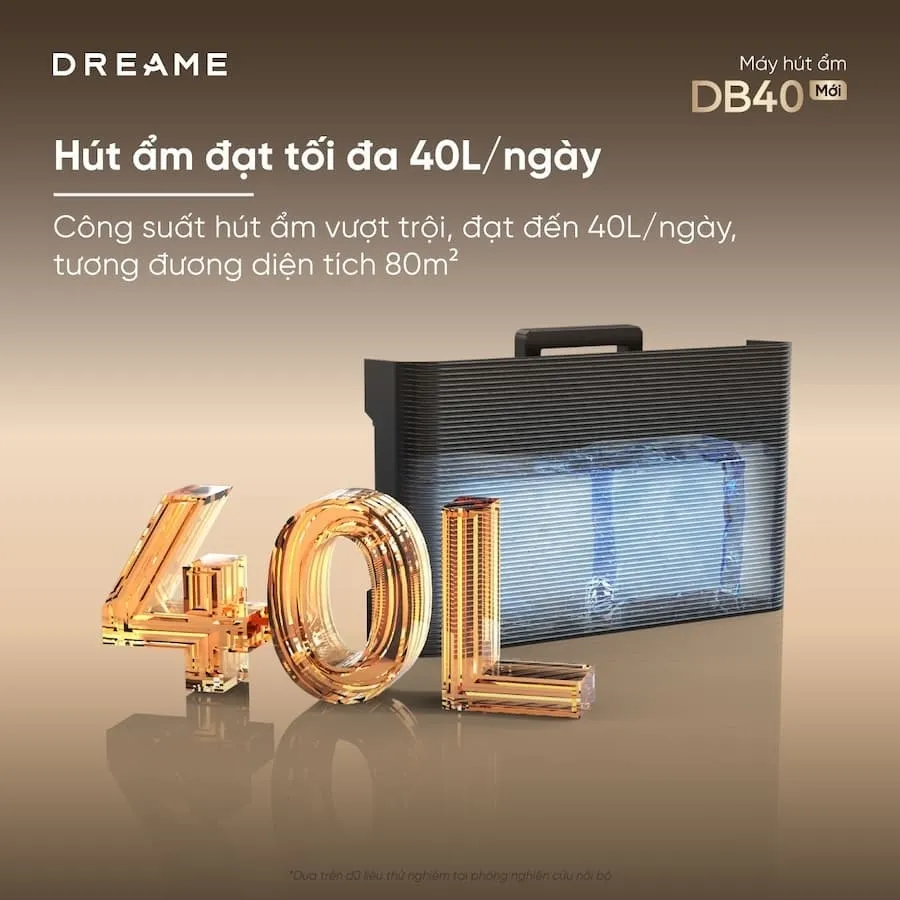 Máy Hút Ẩm Dreame Db40 40L – 80M² 17 Máy Hút Ẩm Dreame Db40