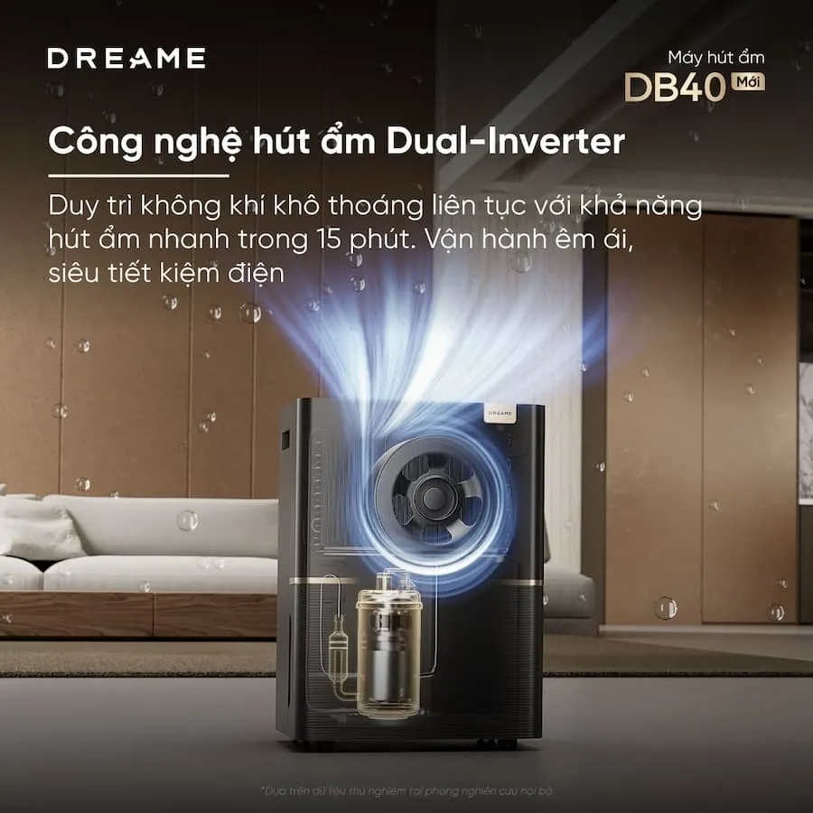 Máy Hút Ẩm Dreame Db40 40L – 80M² 19 Máy Hút Ẩm Dreame Db40