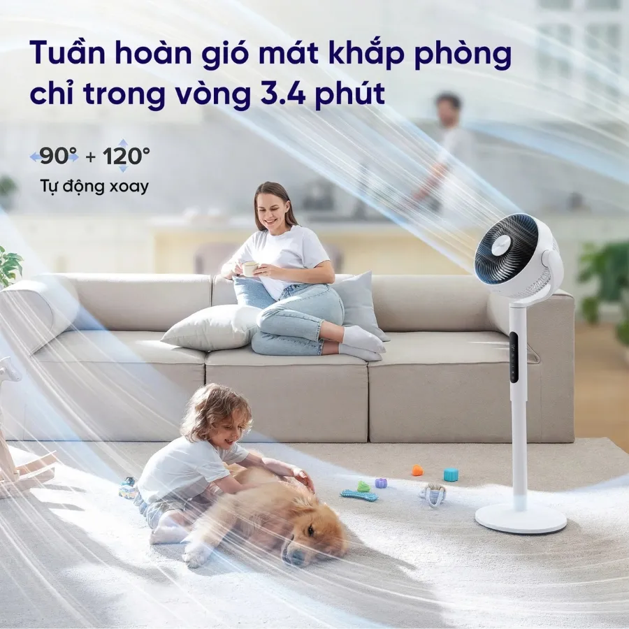 Quạt Tuần Hoàn Không Khí Levoit Circulair 22.9Cm 14 Quạt Tuần Hoàn Không Khí Levoit Circulair (11)