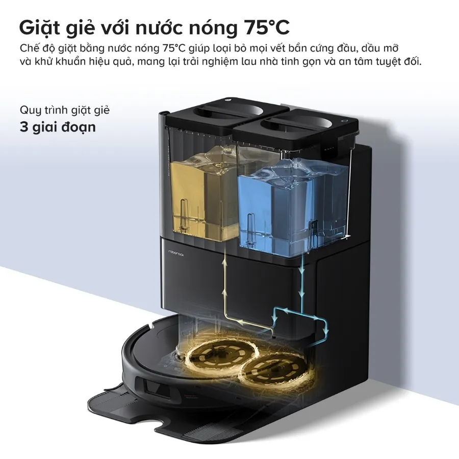 Robot Hút Bụi Lau Nhà Roborock Qrevo S Pro 23 Robot Hút Bụi Lau Nhà Roborock Qrevo S Pro