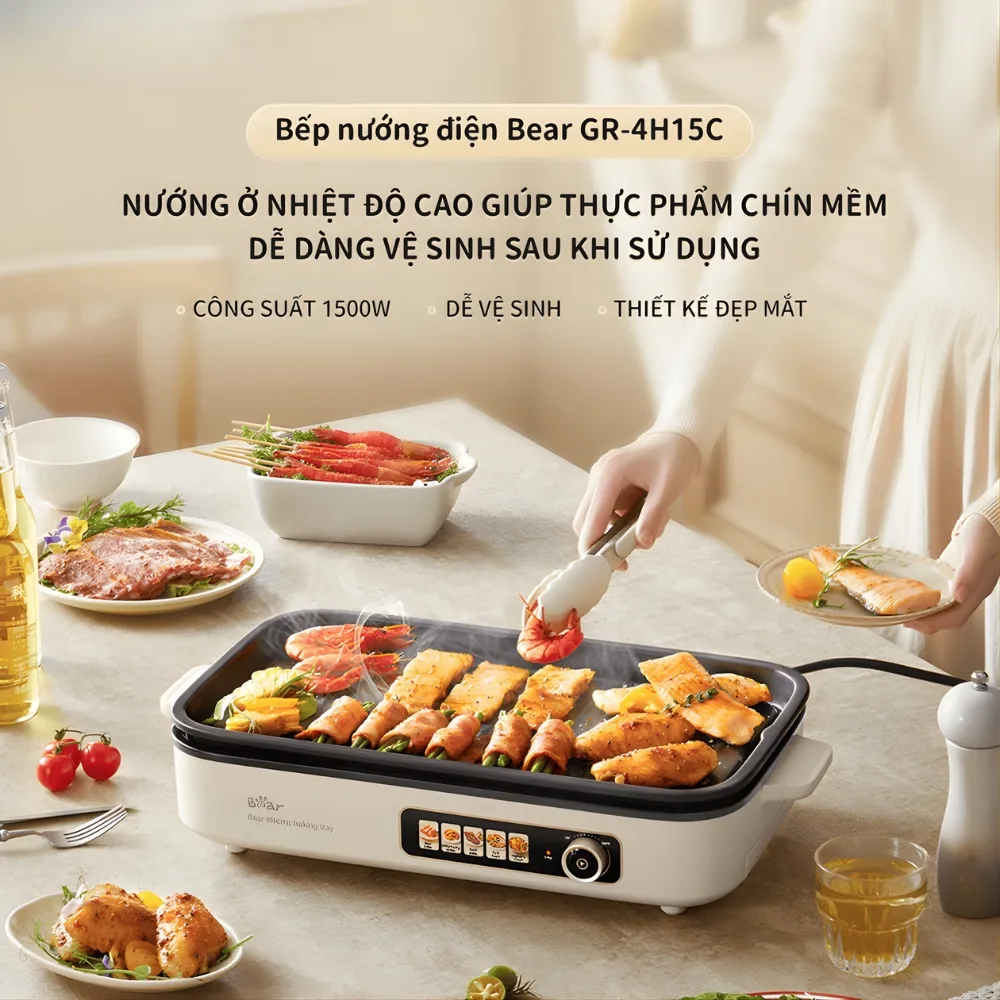 Bếp Nướng Điện Bear Gr-4H15C 6 Bếp Nướng Điện Bear Gr-4H15C