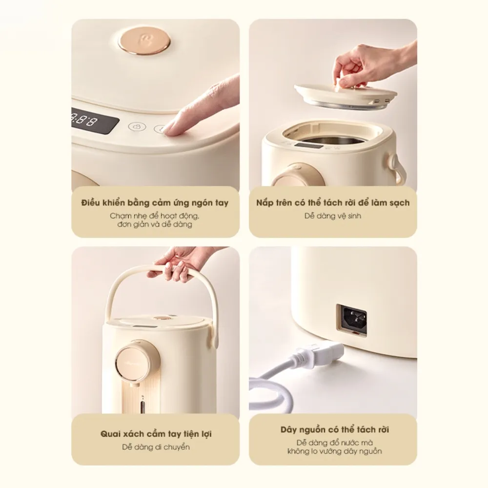 Bình Thủy Điện Bear Sb-Btd5L 9 Bình Thủy Điện Bear Sb-Btd5L - Akia Smart Home