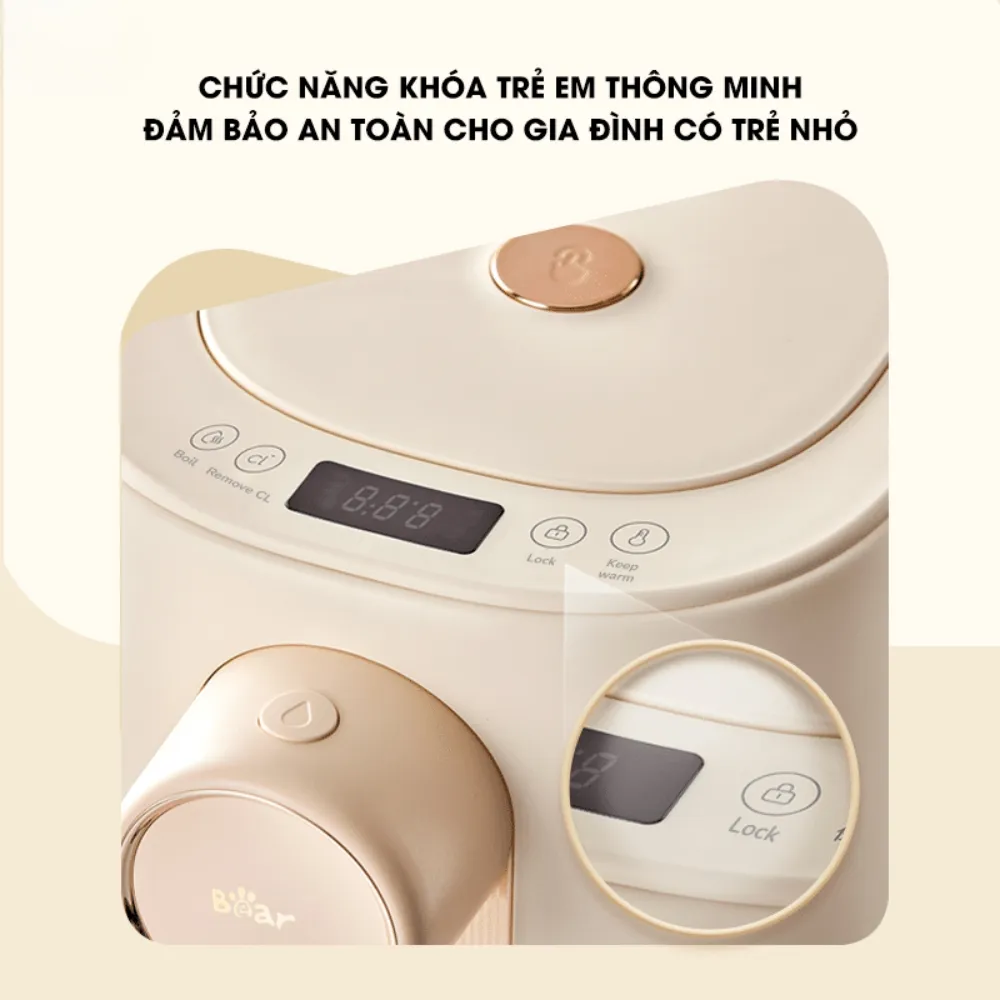 Bình Thủy Điện Bear Sb-Btd5L 11 Bình Thủy Điện Bear Sb-Btd5L - Akia Smart Home