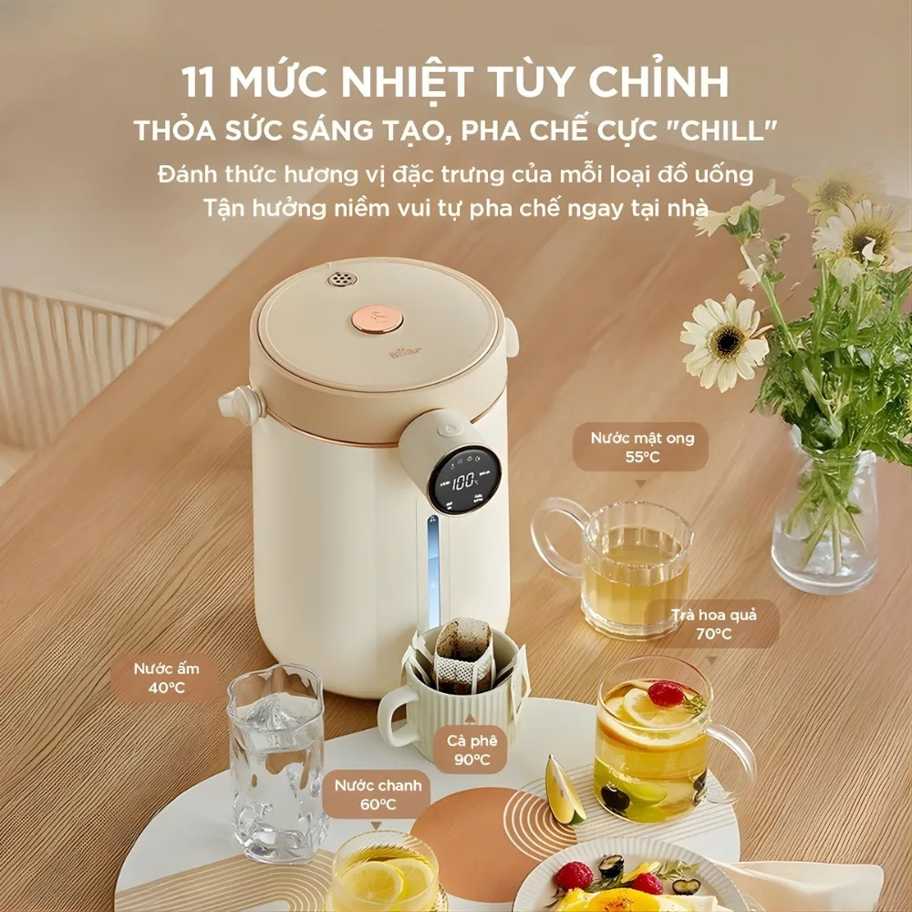 Bình Thuỷ Điện Bear Ewb-5H30C60 3L 13 Bình Thuỷ Điện Bear 3L Ewb-5H30C60